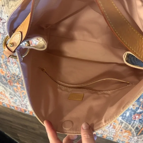 Louis Vuitton Graceful Mm hobo blue and white used once. Designer luxury - Picture 6 of 9